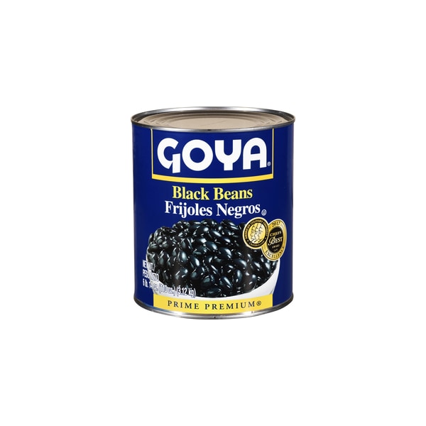 Goya Goya Black Beans 110 oz., PK6 2459 Zoro